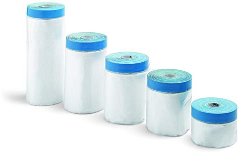 Schuller Eh'klar 45884 Targa Blue Mask 140cmx20m Maler-Abdeckfolie mit Klebeband 17mm 1 Rolle