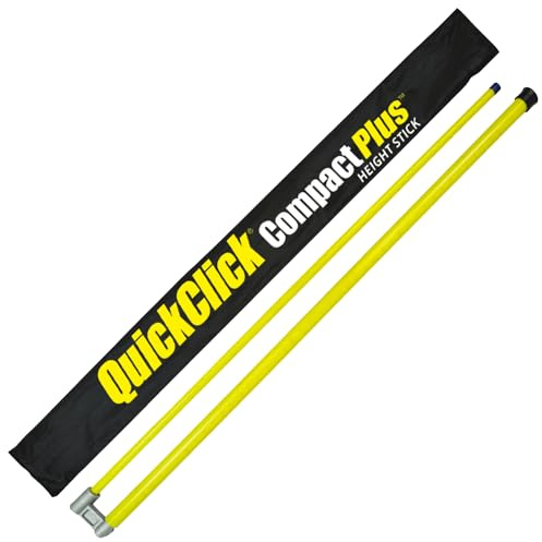 Quickclick Compact Plus Load Height Measuring Stick - Measures Up to 15 Feet - Measure Your Load Before You Hit The Road™