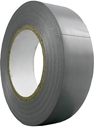 WOLFPACK LINEA PROFESIONAL - Cinta Aislante 20 m. x 19 mm. Gris Uso doméstico