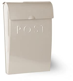 Original postlåda från Garden Trading | Låsbar väggmonterad brevlåda (fästen levereras) | Väderbeständig designbrevlåda | Tillverkad i pulverlackerat stål | H37 X B25 X D9 cm