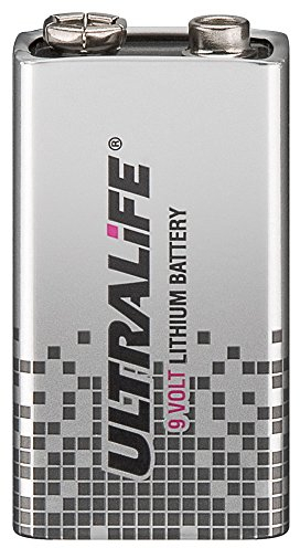 Ultralife 54081 6F22 /9V Block(U9VL-J-P) - Pile au lithium 9 V