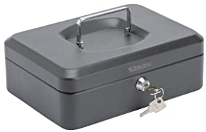 Burg Wachter CB03GR Money 5025 10 Cash Box, Black