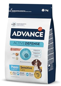 Advance Sensitive Puppy - Cibo per Cucciolo di Razza Media con Sensibilitè Digestive e Sintomi Cutanei - 3kg