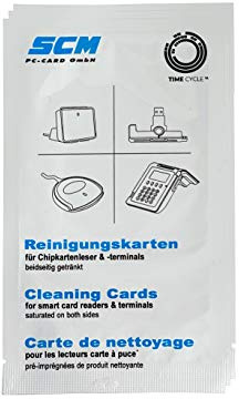 SCR Card Cleaning Kit 3er Pack - Reinigungskarten für Kartenleser | Reinigung von Chipkartenleser