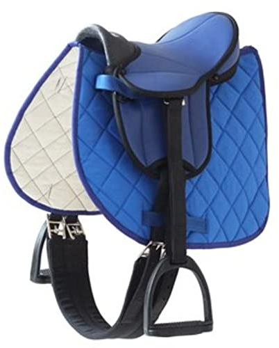 Little Pony Komplettes Sattelset für Holzpferd Shetty Minishetty Pony My 12 - Farbe Blau