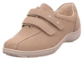 WALDLÄUFER Mesdames Velcro Chaussures HENNI 496301-191-094 corda beige, Damen Größen:6;Farben:beige