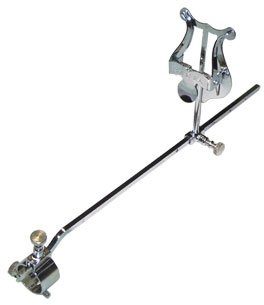 Atril marcha trombón, ajustable soporte Ø18 mm