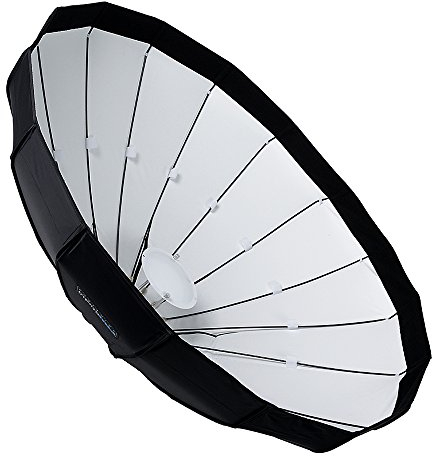 Fotodiox EZ-Pro 48in (120cm) Collapsible Beauty Dish Softbox with Flash (Speedlight) Speedring Insert