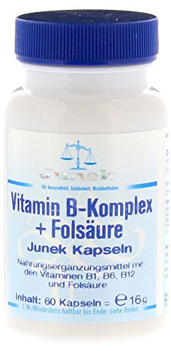 vitamin b komplex + folsäure junek kapseln 60 St