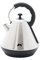 Ovation HT203 2200W Brushed Stainless Steel & Black Cordless Pyramid Kettle with 1.8L Capacity & Boil Dry Protection