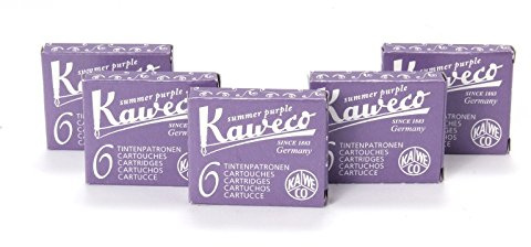 Kaweco Fountain Pen 30 ink cartridges short violet by Kaweco