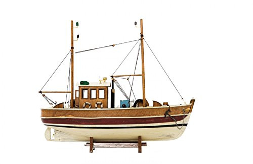 Cutter fiskebåt fiske cutter träfartyg fartyg Fartyg modell 45cm inget kit