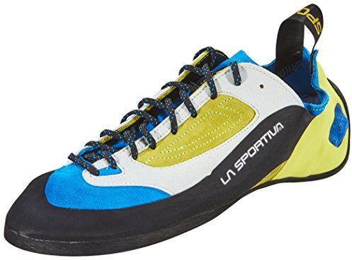 La Sportiva Finale Sulphur/Blue, Scarpe da Arrampicata, Unisex, per Bambini Multicolore Size: 32.5 EU