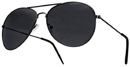 4sold UNISEX (MÄNNER FRAUEN) 70er Designer Style Unisex Silver Mirror Sonnenbrille - UV400 Protection