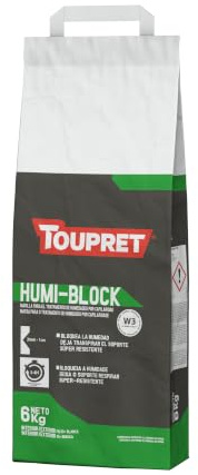 Toupret Masilla Antihumedad Humi-Block 6 Kg