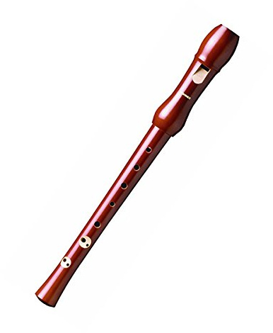 FLAUTA DULCE SOPRANO - Hohner (9550) (Madera Peral Barnizada) (Barroca) (2 Piezas)