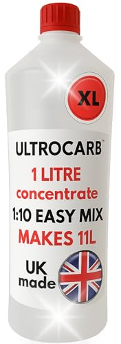 Allendale Ultrasonic Metal & Engine Parts Cleaner 1L, UK Made, Makes 11L | For carburettors & bike components, Non-acidic, non-solvent formula, Safe on rubber seals & O-rings, 15+ yrs experience