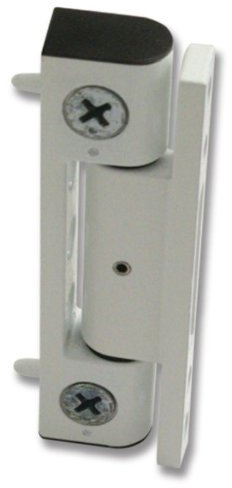 White uPVC Door Butt Hinge - 100mm Double Glazed Door