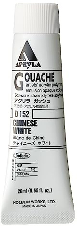 Holbein Acryla Gouache kinesisk vit (A) 20 ml