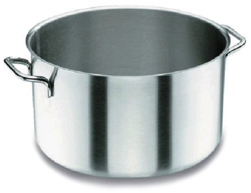 LACOR 50029W - Cacerola Alta de 28 cm, INOX Wagner - Cocina Profesional | En acero inoxidable, para guisos y cocciones uniformes; ideal para cocina profesional y uso diario en casa, para el día a día