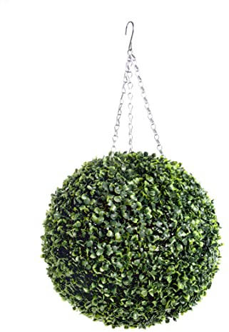 Künstliche Buchsbaum-/Buxus-Kugel, Formschnitt, 28 cm