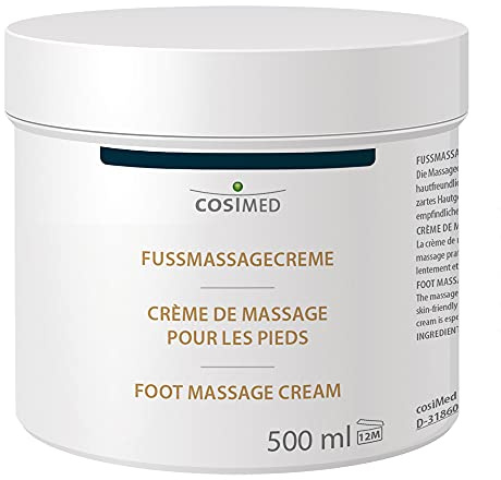 cosiMed Fußmassagecreme | für ausdauernde und anspruchsvolle Fußmassagen | 500 ml