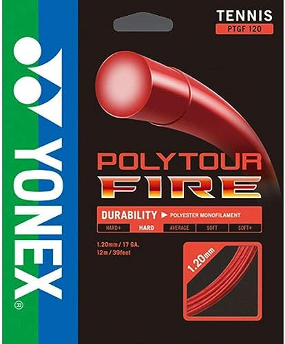 Yonex Unisex – Erwachsene Poly Tour Fire Tennis-Saite