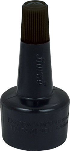 HORSE Stempelfarbe, Tinte für Stempelkissen ohne Öl, Farbe: schwarz (Stempeltinte, Stempelkissenfarbe)