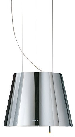 Elica Platinum IX/F 51 Lustre suspendu Acier inoxydable 350m³/h - Hottes (350 m³/h, recirculation, Lustre suspendu, Acier inoxydable, 40 W, 1 ampoule(s))