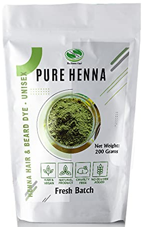 200 Grams - 100% Pure Henna Powder For Hair Dye - Red Henna Hair Color, Best Red Henna For Hair - The Henna Guys