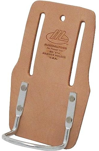 Marshalltown Hammerhalter für Gürtel, Leder, beige, Maße: 171x108x64 mm