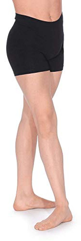 Roch Valley BCYCLE - Pantalones Cortos de Ciclismo para niño, Talla pequeña, Color Negro
