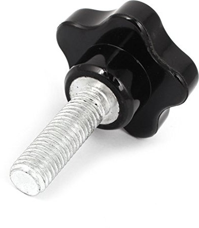 sourcing map 50mm Dmr Plastik Stern Form Kopf M12 x 40mm Gewinde Sannungsschraube Griff de DE de