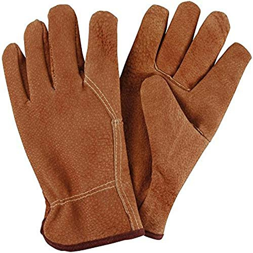 Esschert Design Gartenhandschuhe Schweinsleder, 14 x 1 x 26 cm, GT27