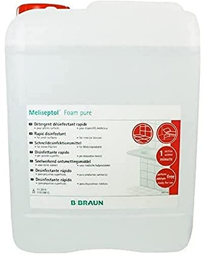Meliseptol Foam pure I Desinfektionsschaum für empfindliche Oberflächen I Kanister 5l