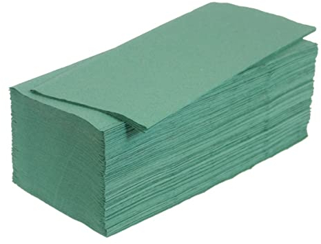 5000 toallitas de papel 25 X 23 Cm Verde 1 ZZ veces de LG. Toallas de papel