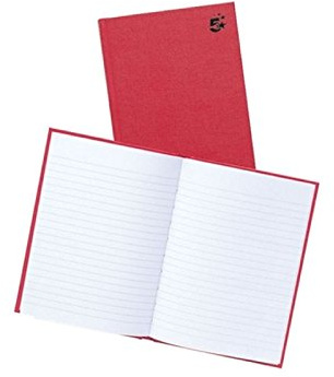 5 stjärnor manuskript bok casebound 70 gsm linjerade 192 sidor A5 [5-pack]
