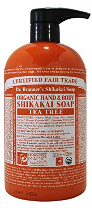 Dr. Bronner's Organic 4-in-1 Shikakai Tea Tree Hand Soap