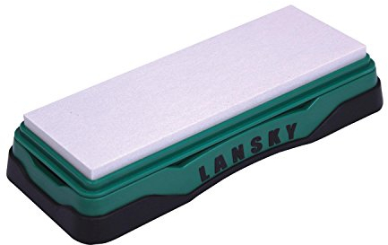 Lansky Sharpeners Hard Arkansas Bench Stone - Grey, 15 x 5 cm