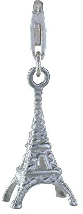 LES POULETTES BIJOUX - Sterling Silber 925 Charm Eiffelturm