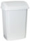 Plast Team 13411731 Poubelle avec Couvercle basculant Blanc 25 l