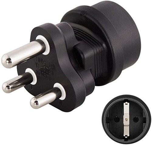 Hama Reseadapter Sydafrika typ M (adapter för Botswana, Namibia, Lesotho, Swasiland etc.) resekontakt svart