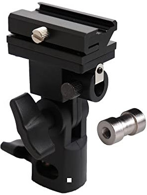 Kaavie Universal Swivel Hot Shoe Flash Holder Type B for Light Stand with Umbrella Lock
