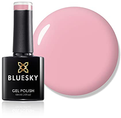 Bluesky Gel Nail Polish, Blush Bunny 80562, Light, Pink, Rose, Long Lasting, Chip Resistant, 10 ml (Requires Drying Under UV LED Lamp)