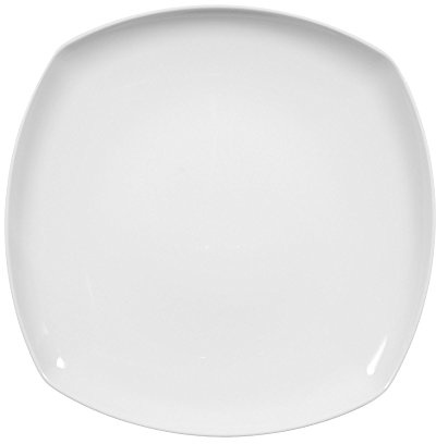 Seltmann Weiden Teller flach eckig 26 cm 6 Stück Lido Weiss Uni 00003