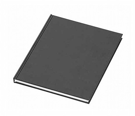 Veloflex 5420081 - Gästebuch Classic neutral, Skizzenbuch, 144 Seiten weißes blanko Papier, 205 x 240 mm, grau