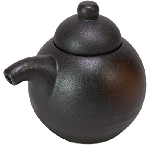 せともの本舗 Bizen Soup (Small) 4.2 fl oz (120 cc), 4.4 oz (125 g), Tabletop Castor Set, Restaurant, Stylish, Tableware, Commercial Use