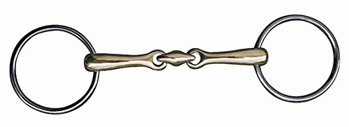 HKM 9912.1196 Unterlegtrense aus Argentan,doppelt gebrochen, 14 mm