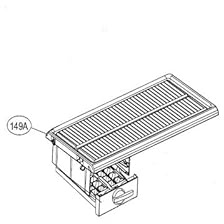BAC A GLACONS COMPLET AVEC CLAYETTE pour REFRIGERATEUR LG - AHT73293802
