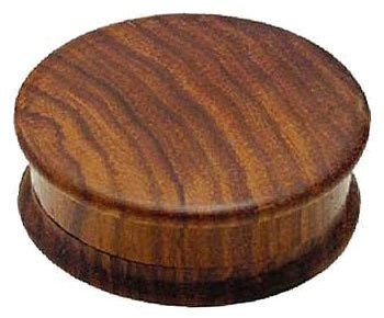 Holzgrinder Große XL Kräutermühle aus dunklem Rosenholz 100mm X Large!